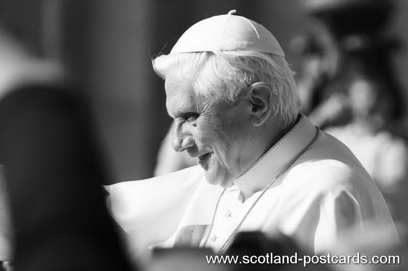Crowding The Pope B&W Crowding The Pope B&W
