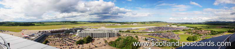 Edinburgh Airport Air Traffic View