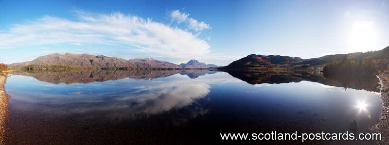Loch Maree Shoreline Panorama Loch Maree Shoreline Panorama