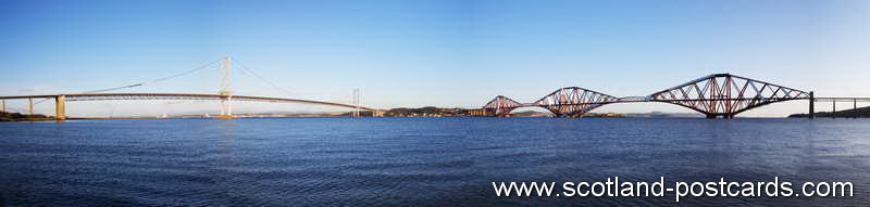 Road And Rail Bridge Panorama Road And Rail Bridge Panorama