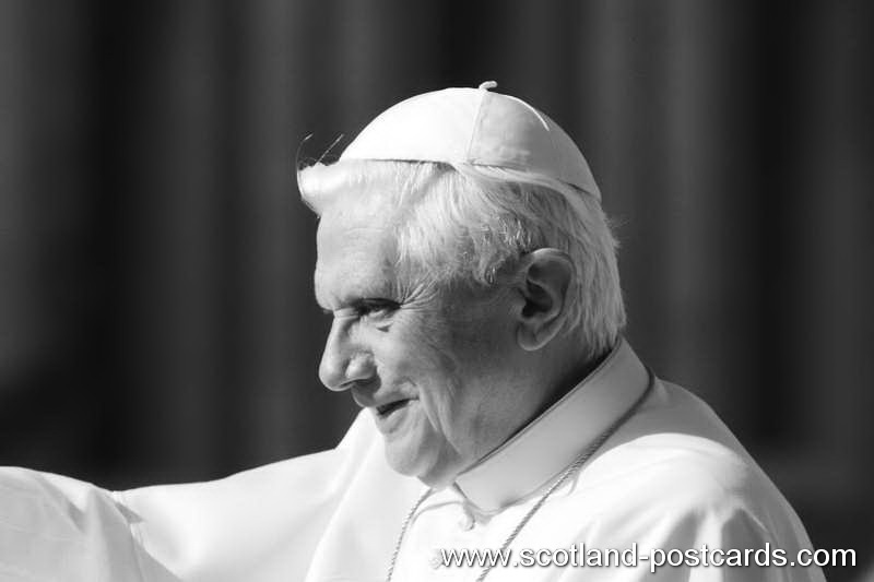 The Pope B&W The Pope B&W